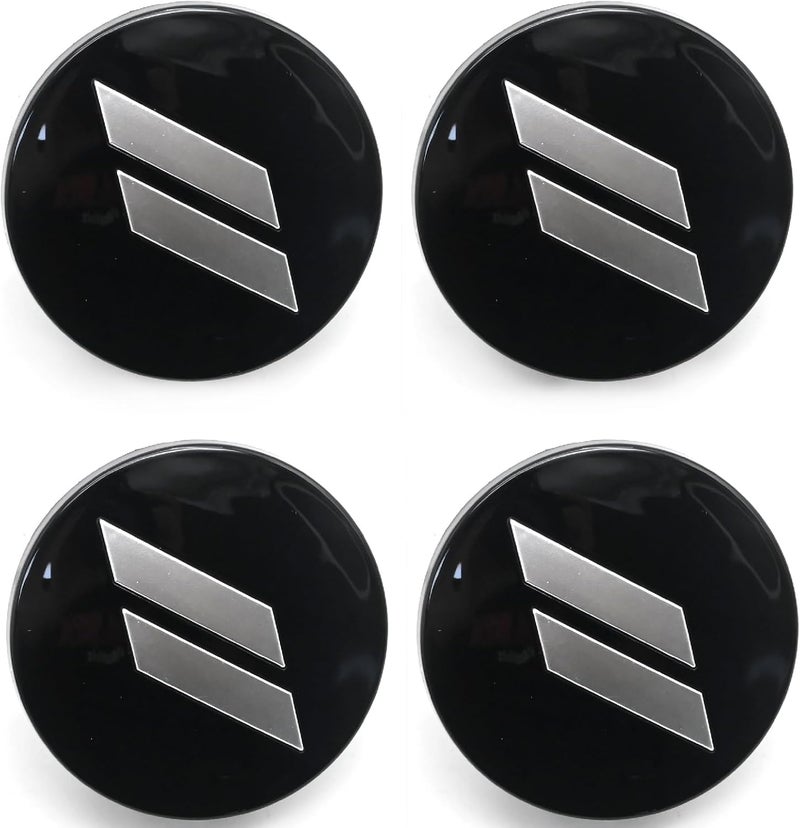 MDEOOSKY 4Pcs 6CZ27DX8AA 63mm 2.5" Wheel Center Cap Covers, Replacement for Dodge Challenger, Charger, Durango Replace 6CZ27RM8AA (Black) - Image 3